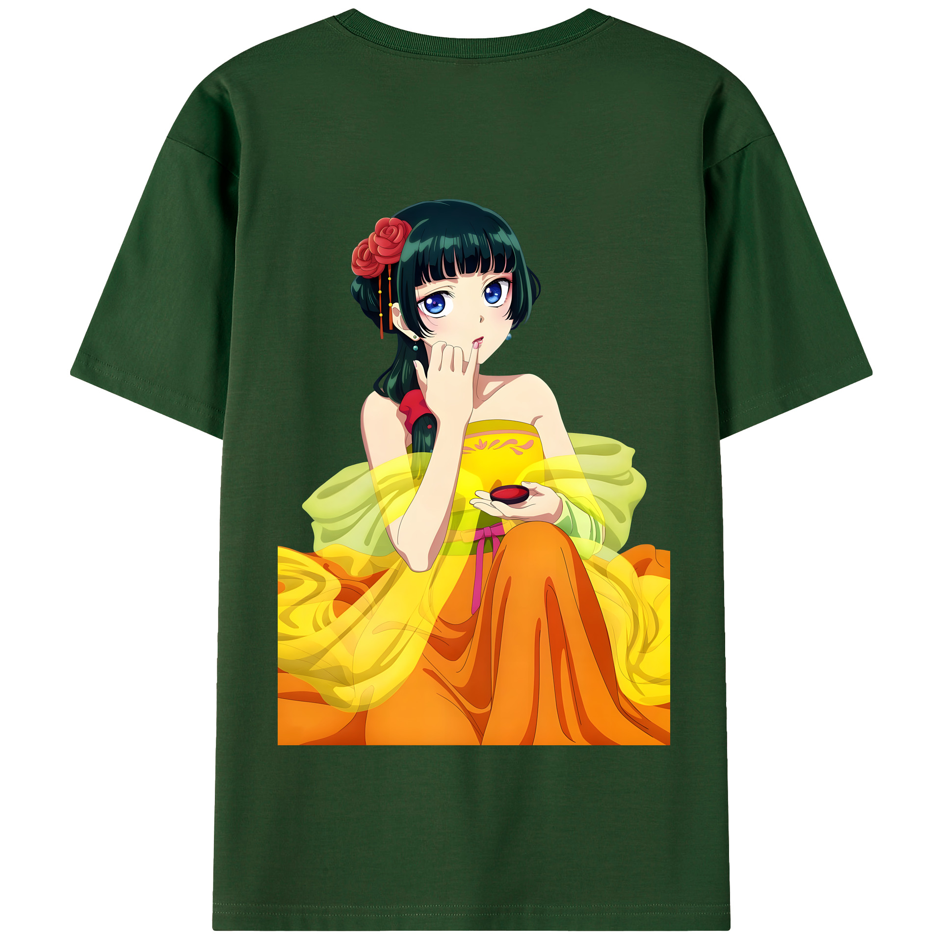 （画像用） 薬屋のひとりごと The Apothecary Diaries 綿100％半袖Tシャツ（背面プリント）